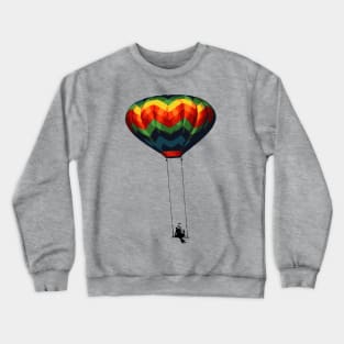 girl and balloon Crewneck Sweatshirt